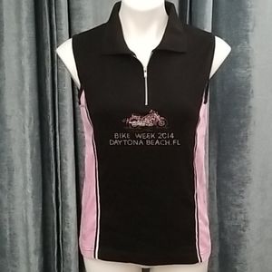 Biker's Edge Bike Week Studded Top in Large